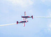 Jupiter Aerobatic Team Latihan Perdana Jelang Pembukaan LIMA 2025